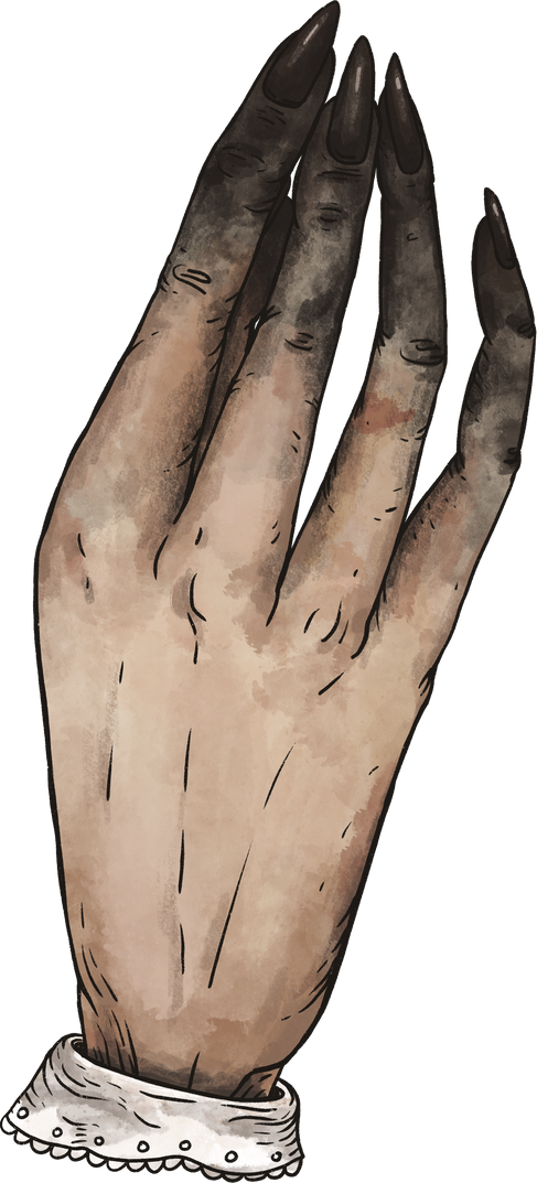 Realistic Witch Hand